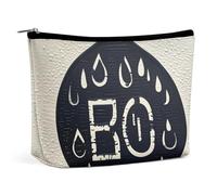 RKJVB Water Droplet Contour Makeup Bag for Women Portable Cosmetic Bag Waterproof Toiletry Bag Storage Bag Large Makeup Pouch Aesthetic Handheld Makeup Bag for Travel Work, style, One Size