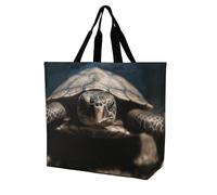 Rkklvbns Animal Tortoise Women Tote Bag Shoulder Grocerie Bags Portable Storage Handbag Lightweight Durable for Work Travel Casual Bag