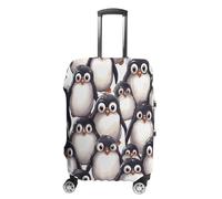 Rkklvbns Cute Baby Penguins Sketch Travel Luggage Cover Anti-scratch Suitcase Cover Elastic Suitcase Protective Cover Fits 19-32 Inch Luggage, style, XL, Luggage Case Cover