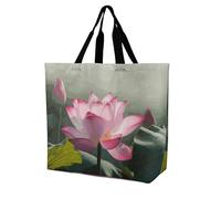 Rkklvbns Flower Blossom Women Tote Bag Shoulder Grocerie Bags Portable Storage Handbag Lightweight Durable for Work Travel Casual Bag