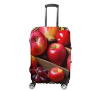 Rkklvbns Fruits on Wood Travel Luggage Cover Anti-scratch Suitcase Cover Elastic Suitcase Protective Cover Fits 19-32 Inch Luggage, style, L, Luggage Case Cover