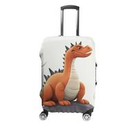 Rkklvbns Funny Dragon Luggage Cover for Travel, Washable Suitcase Protector for Home, Anti Scratch Luggage Covers with Zippers on Both Sides, Stretchable Outdoor Accessories, white, L, Luggage Case