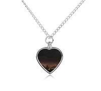 Rkklvbns Heart Pet Ashes Urn Necklace with Funnel Kit, Waterproof, Fashion | City in The Dark Dog Cat Cremation Jewelry for Gift, Urn Holder Pendant Keepsake, Personalized
