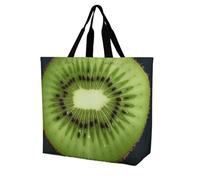 Rkklvbns Kiwi Slice Women Tote Bag Shoulder Grocerie Bags Portable Storage Handbag Lightweight Durable for Work Travel Casual Bag
