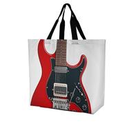 Rkklvbns Magic Electric Guitar Women Tote Bag Shoulder Grocerie Bags Portable Storage Handbag Lightweight Durable for Work Travel Casual Bag