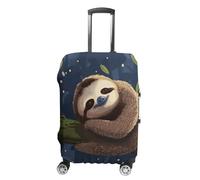 Rkklvbns Sloth Lazy Travel Luggage Cover Anti-scratch Suitcase Cover Elastic Suitcase Protective Cover Fits 19-32 Inch Luggage, style, M, Luggage Case Cover