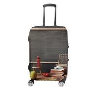Rkklvbns Teacher Classroom Chalkboard Travel Luggage Cover Anti-scratch Suitcase Cover Elastic Suitcase Protective Cover Fits 19-32 Inch Luggage, style, L, Luggage Case Cover