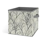 Rkklvbns Tree Branch Storage Bins, Collapsible Storage Basket with Handles, Large Clothes Fabric Organizer Bin for Organizing Books Blankets Toys