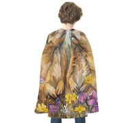 Rkklvbns Two Prairie Dogs Halloween Cape Reversible Cloak Dress Up Capes Personalization Superhero Capes Cosplay Clothing Decoration For Holiday Party