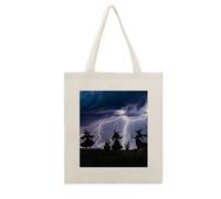 Rkklvbns Witch Prayed Tote Bags for Shopping, Reusable Canvas Shoulder Bag for Work, Lightweight Casual Handbags with Strap for Travel, Camping, Beach, Fitness, Activity
