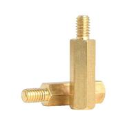 RKODRSMG 10/15/20/25/30/40/50pcs M5 M6 Hex Brass Standoffs Spacer For PCB Motherboards Support Male-Female Threaded Pillars Column Bolt Computer Fasteners Screws(M5x75 thread7(15pcs))