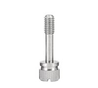 RKODRSMG 3/5pcs M2 M2.5 M3 M4 Length 6-20mm GB839 304 Stainless Steel Short Head Slotted Captive Hand Screw Knurled Thumb Anti-loosening Screws Bolts (Color : 8mm, Size : M2-5pcs)