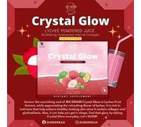 RKS BEAUTY PRODUCTS 1 Crystal Glow Lychee Fruit Extract 50,000mg Hydrolized Marine Collagen