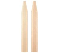 Rkshgw Badminton Racket Handle Poplar Wood G5 2-Pack Grip for Repair | Designed for badminton hobbyists refurbishing gear, these handles fit standard wooden rackets and restore precise control.