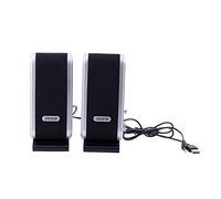 Rkshgw Desktop USB Speaker 120W Output for Computer and Notebook with USB | USB powered desktop speaker with simple volume control and built-in mic/headphone jack for instant desk audio.