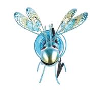 Rkshgw Garden Lights Hanging Insect Statue Ornament with Solar LED Light | Eco friendly garden decor powered by a built in solar panel, delivering a warm LED glow overnight for patios and balconies.