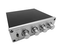 Rkshgw HUB Audio Distributor 1 Input 4 Output Built-in MCU Control | 20-20kHz freq response +/-0.1dB, distortion 0.0001%, channel op-amps, gold-plated connectors, aluminum case.