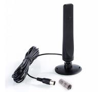 Rkshgw Indoor TV Antenna 1080p with Booster and 1000 Miles Range DVB-T2 | Crystal image via amplification minimizes cellular interference, delivering clearer broadcasts up to 95 miles in your area.