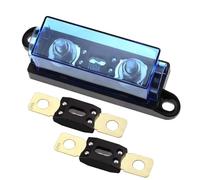 RKURCK 1 Way MEGA/AMG Fuse Holder 60A, Bolt Down M8 5/16" (2 Pack 60A + 1 Way Fuse Holder 100A)