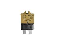 RKURCK 12V-28V DC Manual Reset Low Profile ATC Circuit Breaker Resettable Blade Fuse 5A