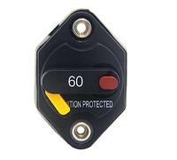 RKURCK 12V-32V DC 60A Circuit Breaker Fuse Inverter Fuse holder with Manual Reset Button for Auto Truck RV Marine Trailer Waterproof