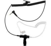 RKURCK 3.5mm Surveillance Listen Only Earpiece Covert Acoustic Coil Tube Headset for Walkie Talkies Ham Transceiver,Radio Speaker Mic Jacks