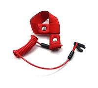 RKURCK Stop Kill Switch Safety Lanyard Band Tether Emergency Tether Cord with Wrist Strap 1Pcs, Red, For All Yamaha