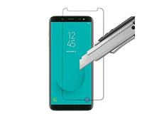 RKVMM Samsung Galaxy J6 Clear Tempered Glass Screen Protector - Scratch Proof and Heavy Duty Shatterproof - HD Ultra Clear Glass compatible with Samsung Galaxy J6