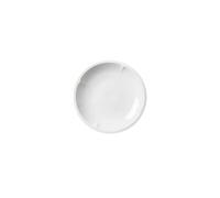 RKVXCJHDR Plates for Kitchen 10.5-inch Hotel Kitchen Tableware White Porcelain Irregular Shallow Plate Cold Dish Creative Fusion Club Specialty Plate for Eating(10.5 in)