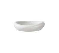 RKVXCJHDR Plates for Kitchen 10-inch Ceramic Tableware Cold Dish Salad Special-Shaped Plate Western Restaurant Kitchen Hotel Service Bowl Plate for Eating(12 in)