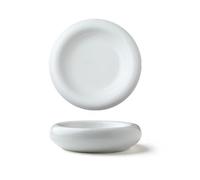 RKVXCJHDR Plates for Kitchen 8-inch Chinese Private Dish Cold Round Kitchen Tableware Club Hotel Specialty Ancient Plate Restaurant Cafe Service Plate for Eating(8 in)