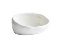 RKVXCJHDR Plates for Kitchen Creative Bowl Ceramic Tableware Oblique Mouth Salad Bowl Restaurant Special Dinner Plate Seasoning Plate Plate for Eating(S)