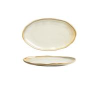 RKVXCJHDR Plates for Kitchen Retro 12 Inch Ceramic Oval Dinner Plate for Steaming Fish Home Use Plate for Eating