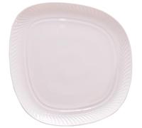 RKVXCJHDR Plates for Kitchen White Ceramic Plate, Creative Steak Plate for Home Use and Hotel Display Plate for Eating(L)