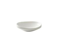 RKVXCJHDR Plates for Kitchen White Ceramic Special-Shaped Plate Dish Household Cold Dinner Hotel Restaurant Commercial Tableware Plate for Eating(7.8 in)