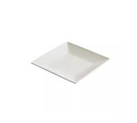 RKVXCJHDR Plates for Kitchen White Porcelain Square Dinner Plate Home Kitchen Salad Plate Restaurant Western Food Plate Appetizer Plate Plate for Eating(6.4in)