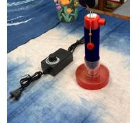 RKXKJ Electric Wax Dyeing Pen, Wax Dyeing Tool Kit with Wax Dyeing Stand, Adjustable Temperature, Batik Tools and Supplies, for Painting Drawing On Fabric Cloth