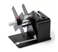 RKXKJ Label Rewinder, Manual & Automatic Label Roll Rewinding Machine, Max 230mm Roll Diameter, 4kg Load Capacity, 163~1500mm/s Speed-adjustable, For 25/40/76mm Core Label Sticker Double baffle
