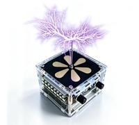 RKXKJ Music Tesla Coil, Tesla Coil Music Plasma Speaker, Touchable Artificial Lightings Spark Gap, Arc Generator, 10cm Lightning, For Teaching Demonstration