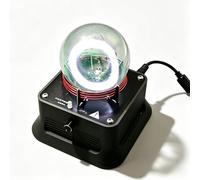 RKXKJ Toroid Circuit Plasma Ring Drive Ball, Luminescent Xenon Ring Plasma, 13cm Music Reactive Plasma Ring Exciters, for Party Decoration, Outdoor Activities Warning Signal