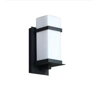 RKYRRKI Black American Style Outdoor Porch Wall Lights E27 Creative Retro Garden IP54 Waterproof Wall Sconces Fixture Balcony Black Exterior Wall Lamp Lighting