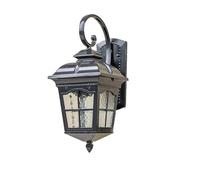 RKYRRKI Black/Bronze E27 Outdoor Wall Light, European Style, Aluminum And Glass, IP65 Waterproof, For Garden, Patio, Balcony And Hallway.