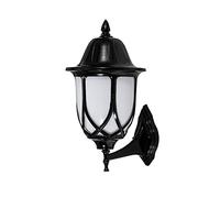 RKYRRKI Black E27 Chinese Retro Metal Wall Lamp IP55 Waterproof European-Style Wall Lights Outdoor Aluminum LED Wall Sconce Suitable for Parks Courtyards Villas and Outdoor Balconies