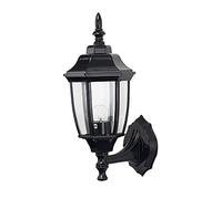 RKYRRKI Black PC Outdoor Wall Lamp European Style Courtyard Wall Sconce Retro Acrylic Lamp E27 Outdoor Lamps And Lanterns Corridor Lighting Hanging Wall Lights
