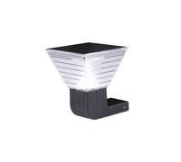 RKYRRKI Black Solar Wall Light IP65 Waterproof Wall Lamp Garden Light Outdoor Wall Sconces Open Air Balcony Yard Door Villa Garden Wall Lantern