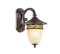 RKYRRKI Dark Brown Retro European Outdoor Wall Sconce Corridor Villa Gate IP65 Waterproof Wall Light Outdoor Courtyard Staircase Balcony E27 Lighting Fixture,36cm