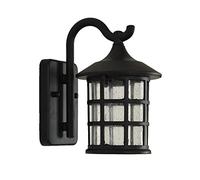 RKYRRKI E27 Aluminium Outdoor Wall Light IP45 Waterproof Wall Lamp With Glass Shade American Countryside Retro Aisle Balcony Light Patio Bedside Light Euro Style Outdoor Waterproof Wall Sconces
