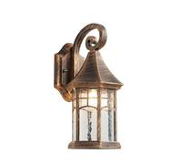 RKYRRKI E27 European Style Glass Outdoor Wall Lighting IP03 Waterproof Wall Sconces Creative Patio Wall Lights Fixture Balcony Antique Wall Mount Lamp Lighting