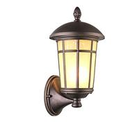 RKYRRKI E27 Retro Exterior Wall Light Outdoor IP43 Waterproof Wall Sconce Suitable for Villa Courtyards, Entrances, Home Use LED Garden Exterior Wall Lamp