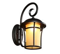 RKYRRKI European Style Creative Cylinder Exterior Wall Lamp Outdoor Aluminum American Retro E27 Wall Mounted Sconces IP54 Waterproof Wall Lights For Patio Entryway Porch Lighting